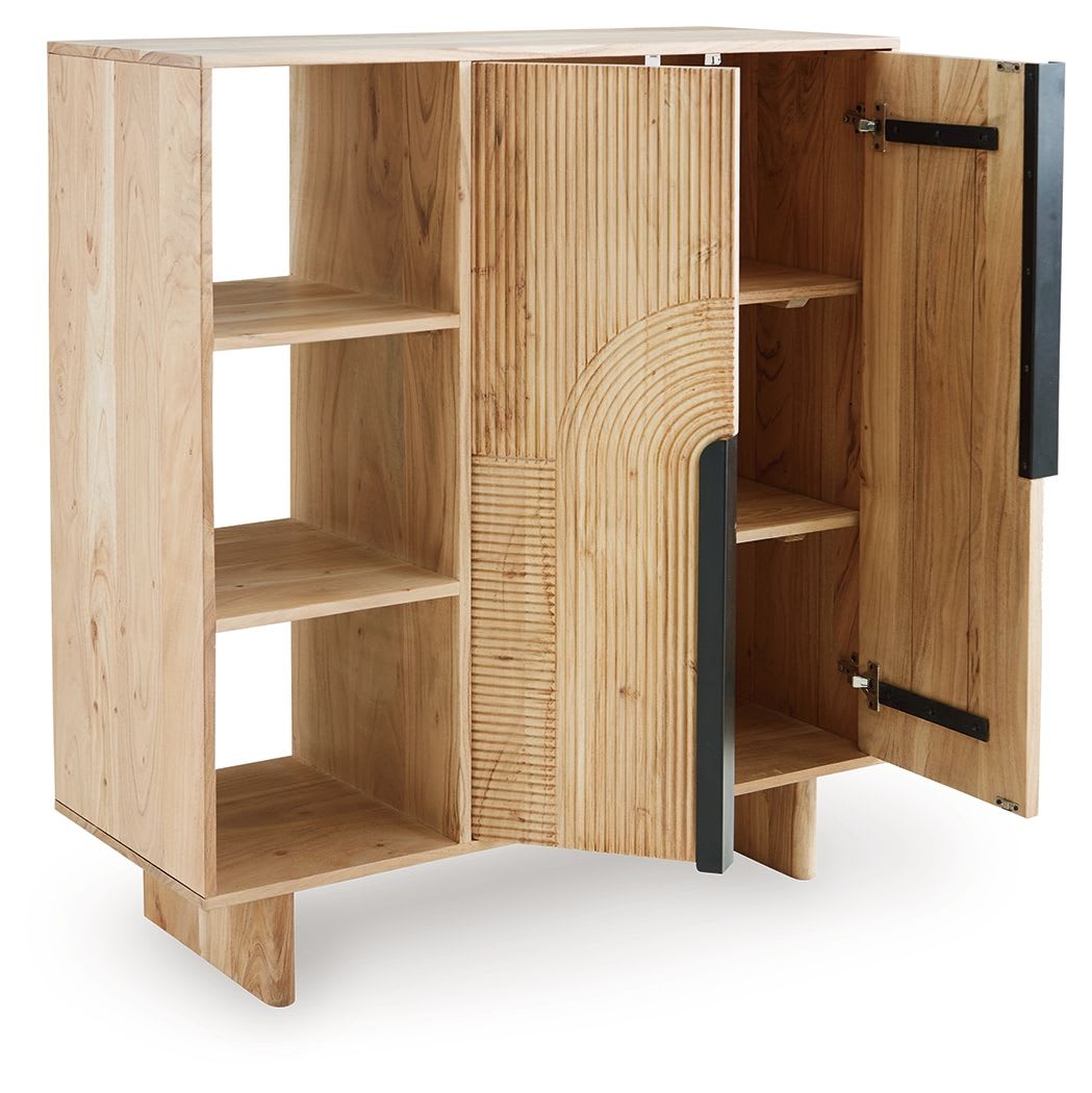 Kierwell Accent Cabinet - Natural Kierwell Accent Cabinet - Natural