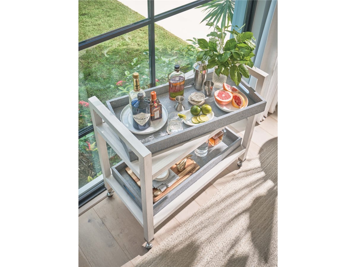 Jupiter Wood Bar Cart - Thumbnail 4