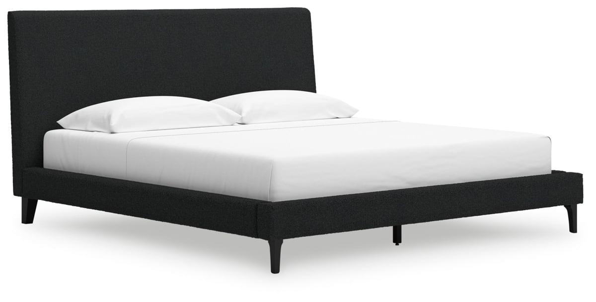 Cadmori Upholstered Bed - Black Cadmori Upholstered Bed - Black