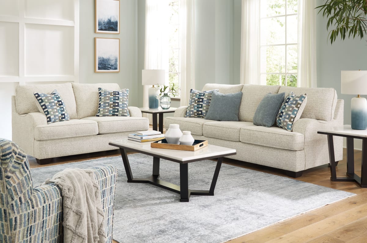 Valerano Loveseat - Parchment Valerano Loveseat - Parchment