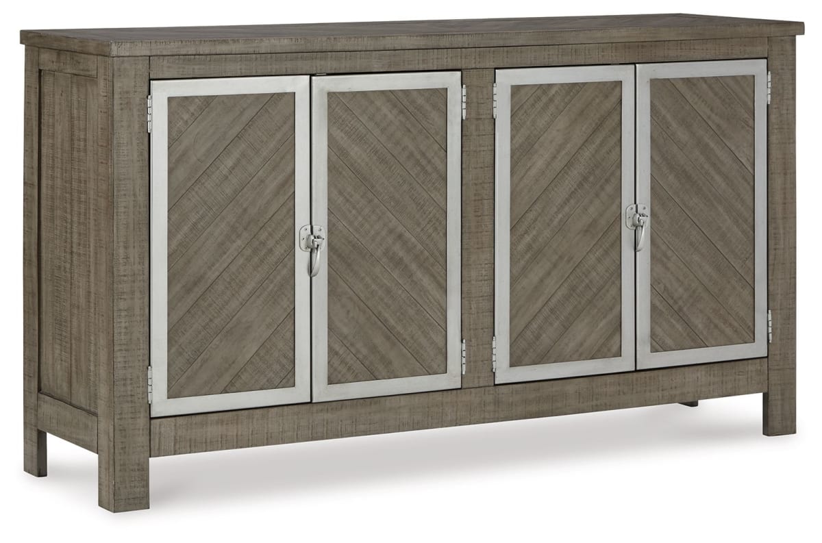 Krystanza Dining Server - Weathered Gray - (D766-60) Krystanza Dining Server - Weathered Gray - (D766-60)