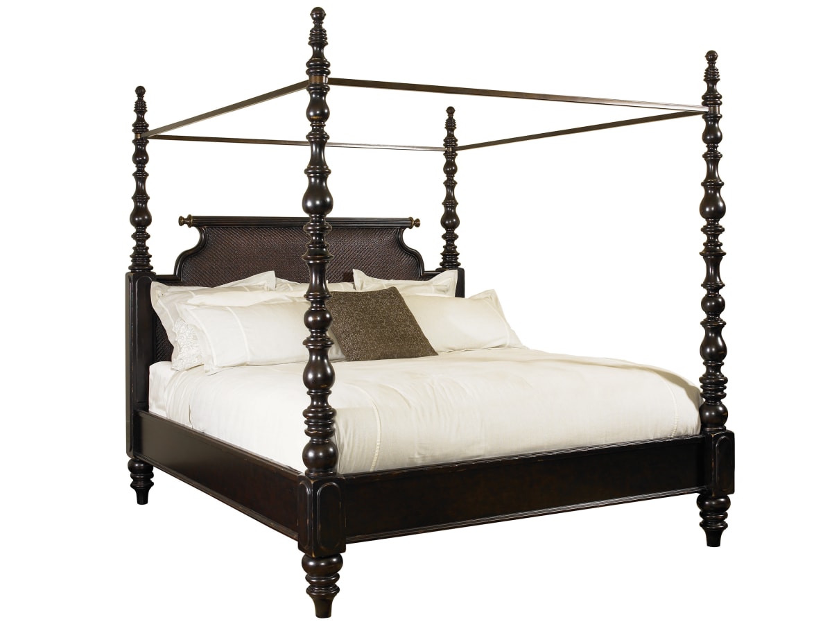 KINGYO ページ Kingstown - Sovereign Poster Bed 6/6 King - Dark Brown 619-174C