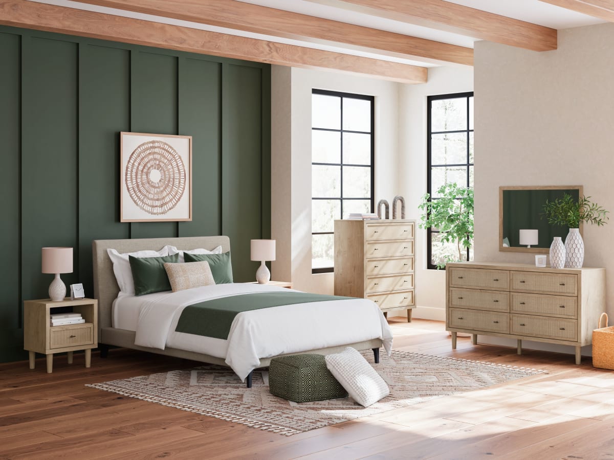 Cielden Upholstered Bed - Soft Gray Cielden Upholstered Bed - Soft Gray
