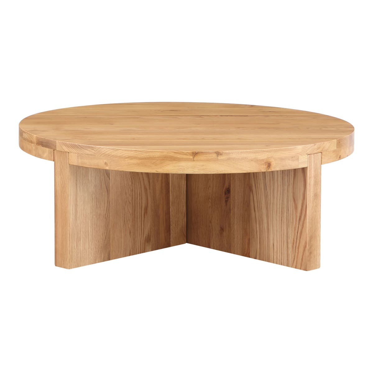Light brown round coffee table sales