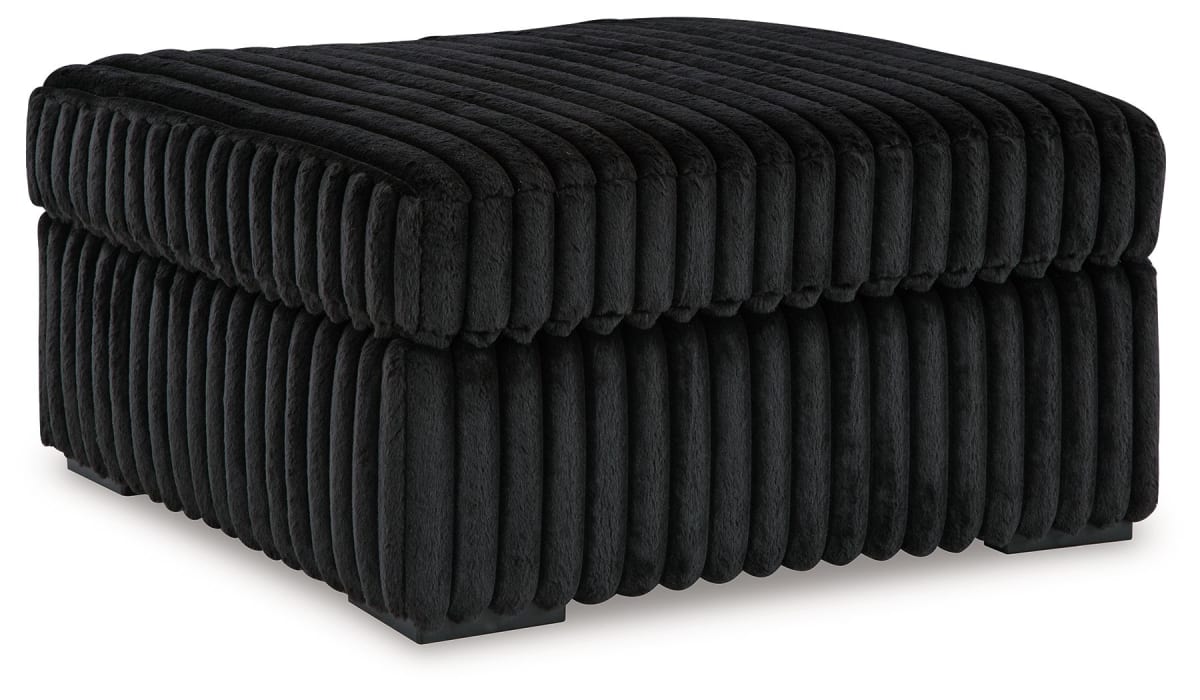 Midnight-Madness Oversized Accent Ottoman - Onyx Midnight-Madness Oversized Accent Ottoman - Onyx