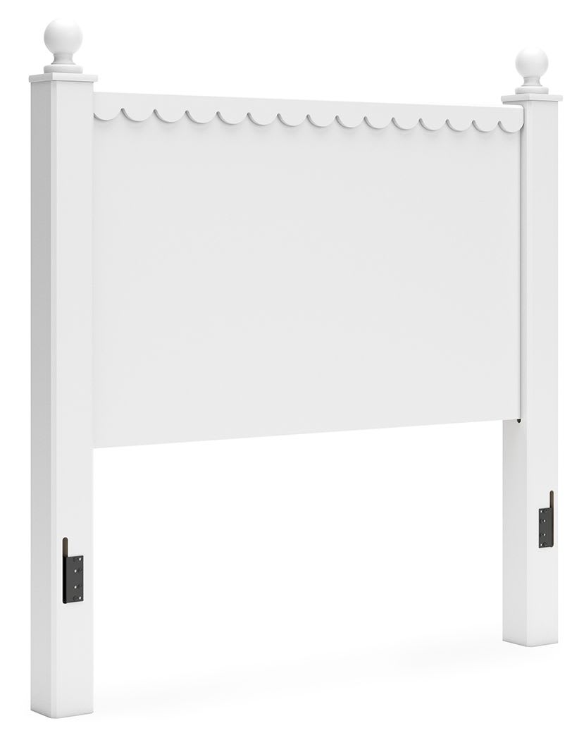 Mollviney Panel Headboard - White Mollviney Panel Headboard - White