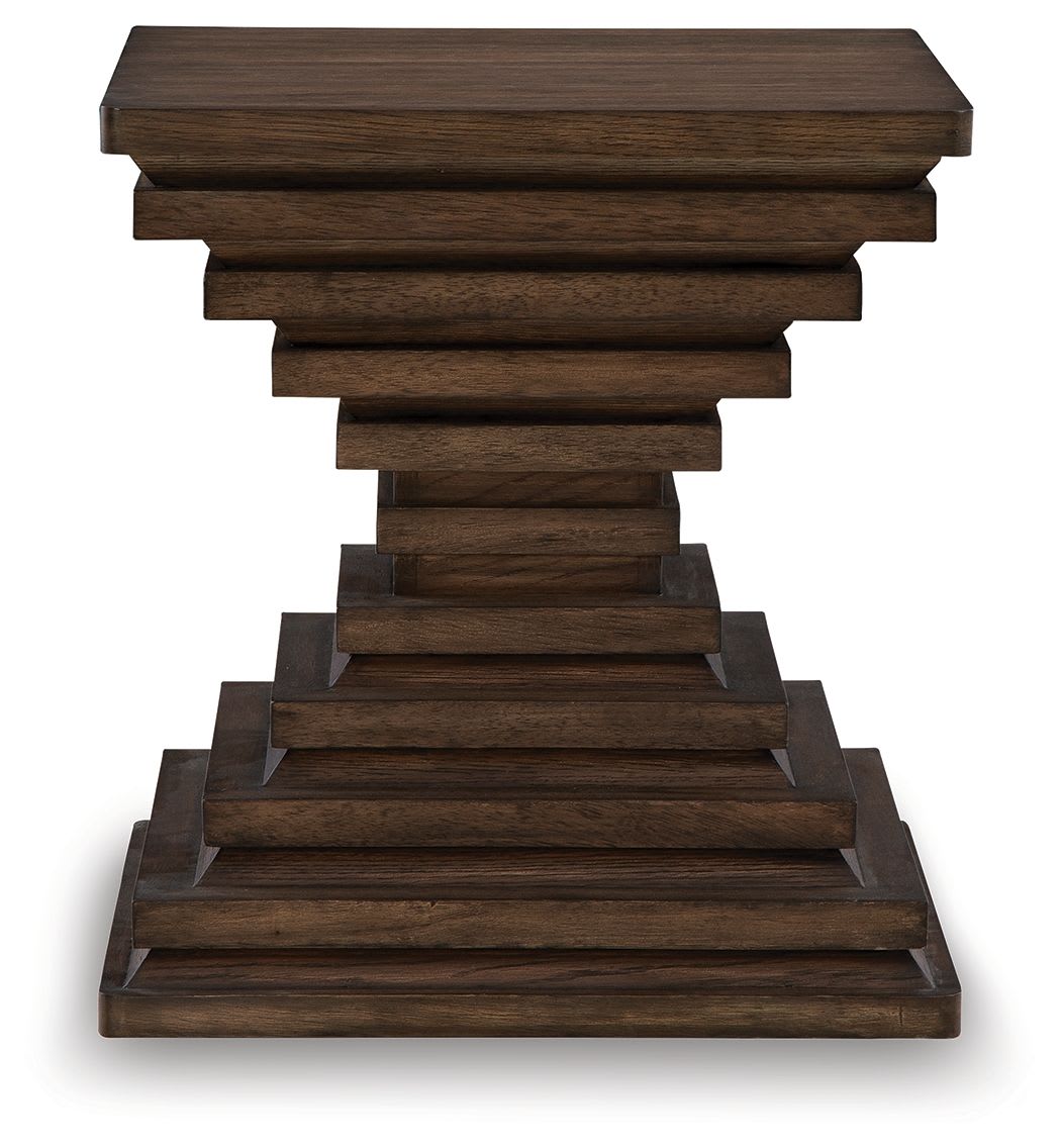 Hannodream End Table - Warm Brown
