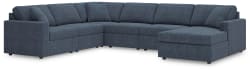 Modmax - 6-Piece Sectional With Raf Corner Chaise - Ink