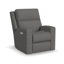 Score - Power Recliner With Power Headrest & Lumbar - Dark Gray