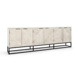 Flint - 6 Door Sideboard - White Wash