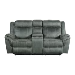 Sorrento - Motion Loveseat With Console - Charcoal