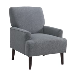 Kiwi - Chair - Boucle Grey / Espresso