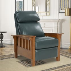 Mission - Push Thru The Arm Recliner - Emerald