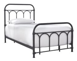 Nashburg - Black - Twin Metal HDBD/Ftbd/Rails