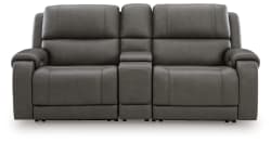 5Z - Pittson - 3-Piece Power Reclining Sectional Loveseat With Storage Console - Anchor