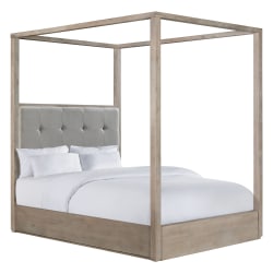 Arcadia - Queen Canopy Bed - Grey
