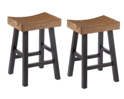Glosco - Dark Brown - Stool (Set of 2)