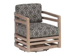Stillwater Cove - Swivel Lounge Chair - Light Brown / Black