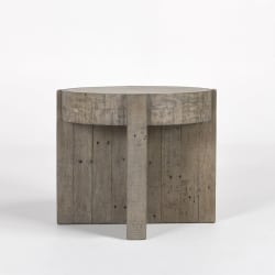 Sonoma - Round End Table - Distressed Gray