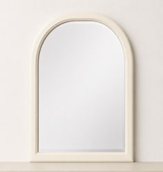 Pure Maple - Arch Mirror - Cottage White