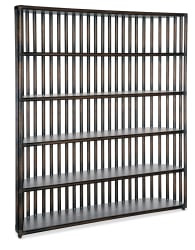 Retreat - Slatted Bookcase - Black