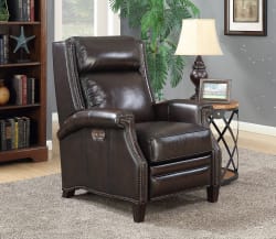 Barrett - Power Recliner With Power Recline And Power Headrest - Coffee