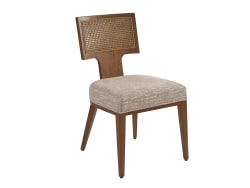 La Costa - Serrano Custom Woven Side Chair - Dark Brown / Light Brown