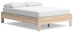 Battelle - Tan - Full Platform Bed