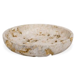 Quarried Stone - Indoor-Outdoor Bowl - Brown