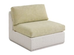 Ocean Breeze Promenade - Armless Chair - White / Beige