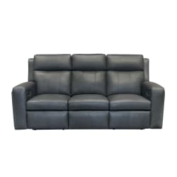Wyatt - Power Reclining Sofa With Power Headrests & Lumbar - Dark Gray