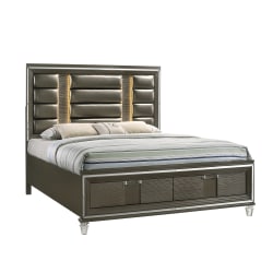 Twenty Nine - 2-Drawer King Storage Bed - Dark Brown