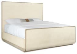 Cascade - California King Sleigh Bed - Beige