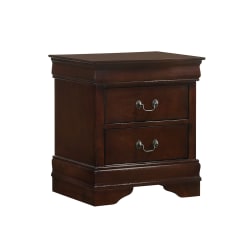 Louis Philippe - 2-Drawer Nightstand - Cherry