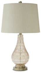 Latoya - Beige - Glass Table Lamp 