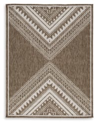 Dunsler - Brown / Cream - Large Rug