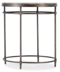 Commerce And Market - Saint Armand Round End Table - Light Brown