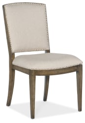 Sundance - Carved Back Side Chair (Set of 2) - Beige / Light Brown