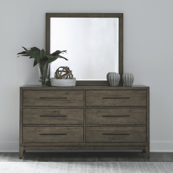 Shaker Lakes - Dresser & Mirror - Harvest Brown