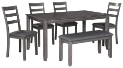 Bridson - RECT DRM Table Set (Set of 6) - Gray