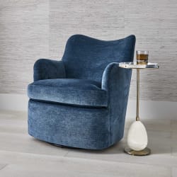 Chit Chat - Swivel Chair - Cerulean
