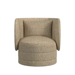 Sanctuary - Swivel Chair - Knubby Brown Rice