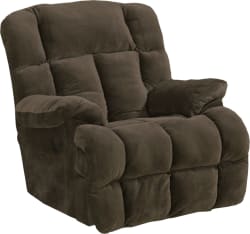 Cloud 12 - Power Chaise Reclining With Lay Flat Feature - Chocolate