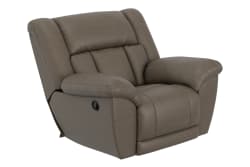 Sentinel - Lay Flat Rocker Recliner With Extended Ottoman - Taupe
