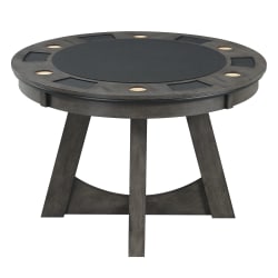 Prince - Round Game Table - Gray