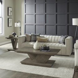 Aspen Sky - 3 Piece Table Set - Weathered Saddle Brown