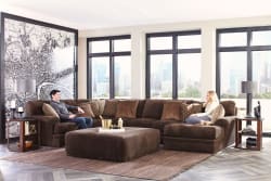 Mammoth Modular Sectional - Cocktail Ottoman - Chocolate