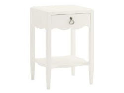 Ivory Key - Water Street Bedside Table - White