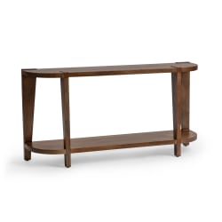 Alenna - Console Table - Tundra Brown