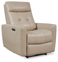 Pisgham - Sand - Power Recliner With Adj Headrest